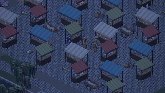 Scene from the DotXia game world, view 4